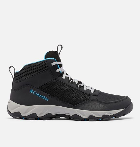 Columbia Flow Centre Hiking Shoes Men Black Blue USA (US613269)